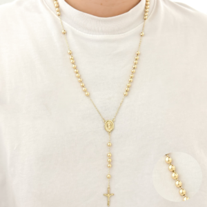 Cadena Virgen Guadalupe Oro Laminado